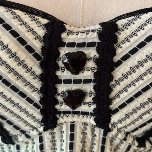 Vintage Betsey Johnson Parosol Tankini Swim Top